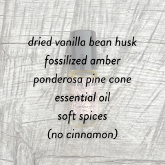 Ponderosa Perfume Oil - Vanilla, Pine, Amber
