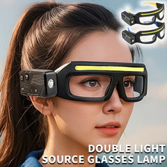 Multi-functional Glasses Headlamp with Type-C Charging