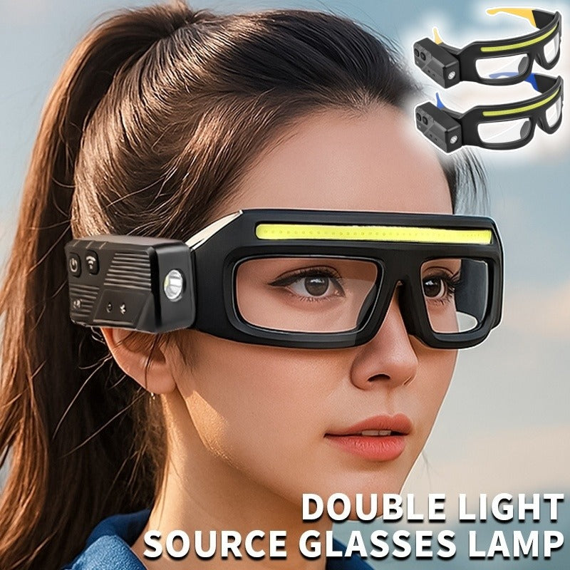 Multi-functional Glasses Headlamp with Type-C Charging