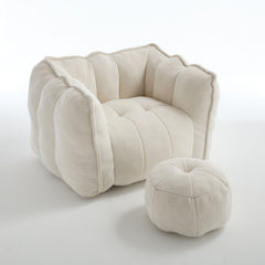 Soft Bean Bag Chair With High Resilient Foam