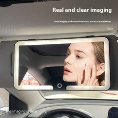 Automotive Sun Louver Makeup Mirror LED Light