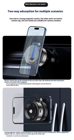 Vacuum Alloy Car Phone Holder