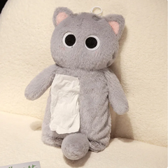 Creative Buggy Bag Tissue Box Cartoon Cat Pencil Case Plush Toy
