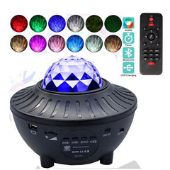 LED Bluetooth Glaxy Music Projector Light