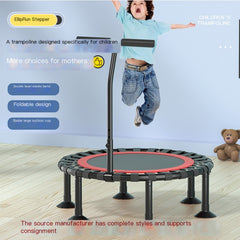 Indoor Trampoline for Kids - Home Fitness Jumping Bed