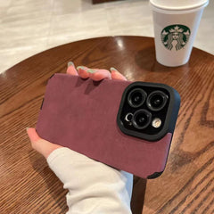 Korean Suede Shockproof iPhone Case