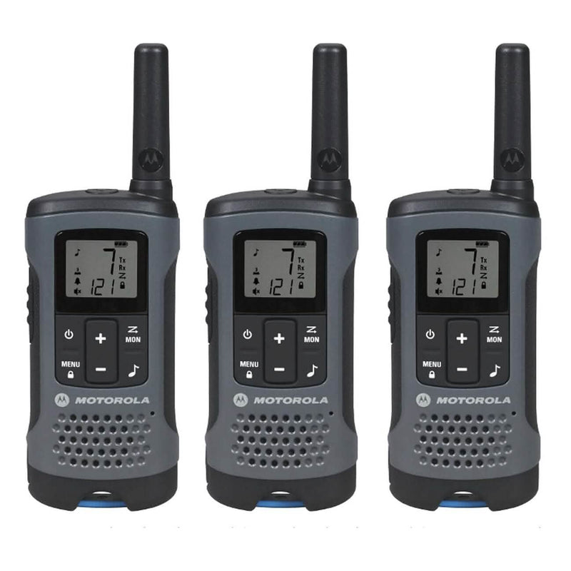 3-Pack: Motorola Solutions, Portable FRS, T200TP Talkabout Two-Way Radios (Refurbished)