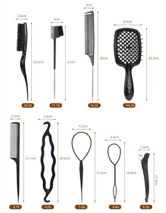 Hair Styling Comb Set