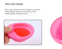 Silicone Menstrual Cup with Storage Bag for Women