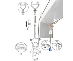 New Infant Fitness Gym with Jump Trainer for Ages 1-4