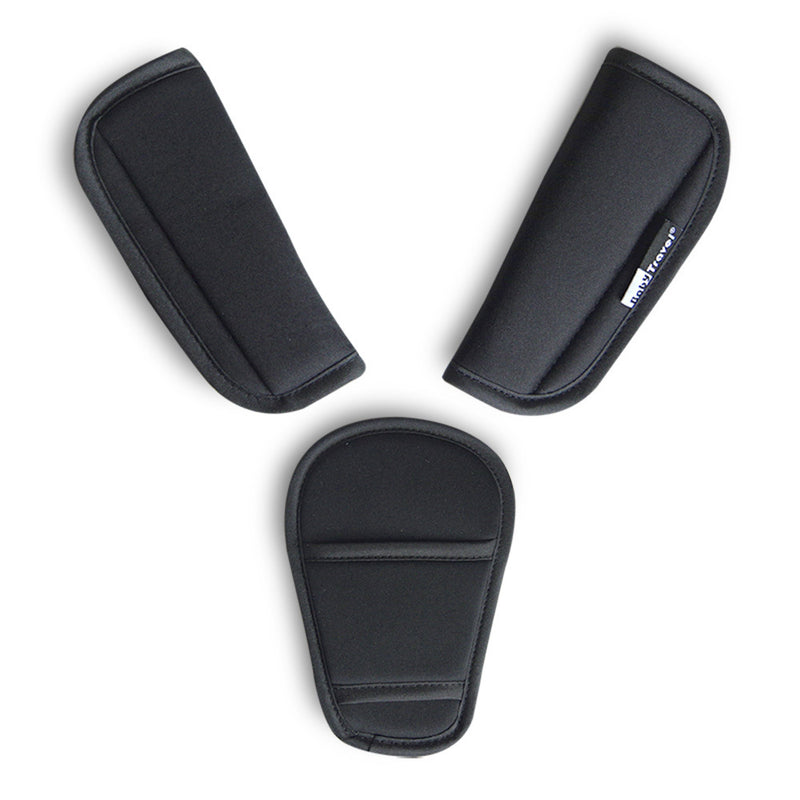 Baby Car Seat Shoulder Pad Set with Safety Belt Covers