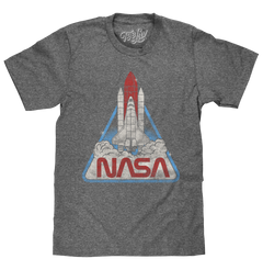 NASA Space Shuttle T-Shirt - Gray
