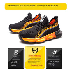 Breathable Safety Work Shoes with Anti-Puncture Design