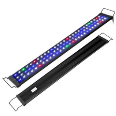 LED Aquarium Light Multi-Color Full Spectrum Freshwater Fish Tank Light w/ Extendable Brackets