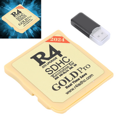 2024 Version R4 Gold Pro SDHC R4i For DS/3DS/2DS Revolution Cartridge + USB