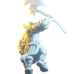 3D Printed Nafarrate - Chaos Vikings Chaos Viking 3 - 28 32 mm D&D