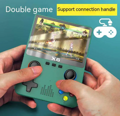 X6 Handheld Game Console HD Dual Joystick, Retro Portable PSP-Style Emulator