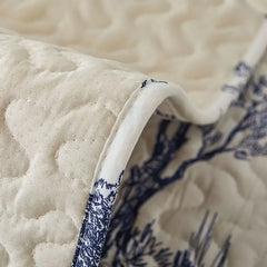 Universal Plant Print Sofa Cover Fabric Piece