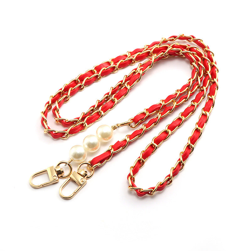 Aluminum Pearl Phone Chain Strap for Bags and Crossbody