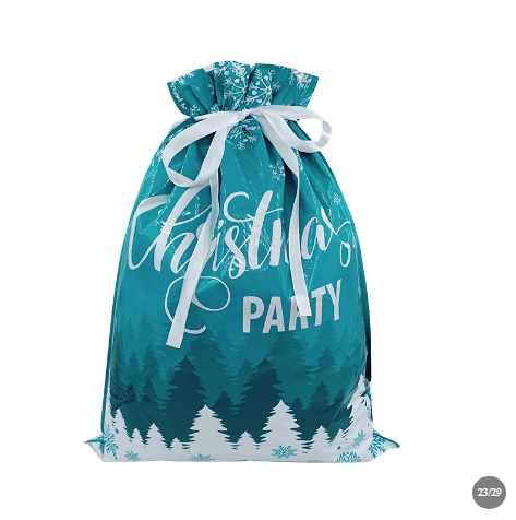 Christmas Drawstring Gift Bags