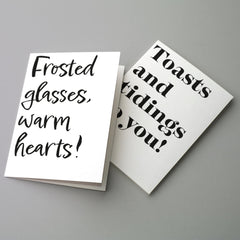 Holiday Appreciation Greeting Cards for Bar Servers and Bartenders, Set of 24