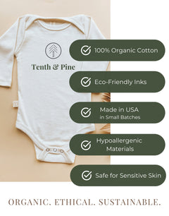 Little Pumpkin Stack Organic Baby Bodysuit