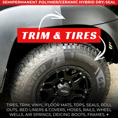 BLAK Full Kit, Semi-Permanent Protectant | Ceramic Hybrid OEM Restoration, Dry Rot Prevention, Car, RV, Aircraft, Motorcycle, ATV & Golf Cart | DRY-SEAL SAFE!