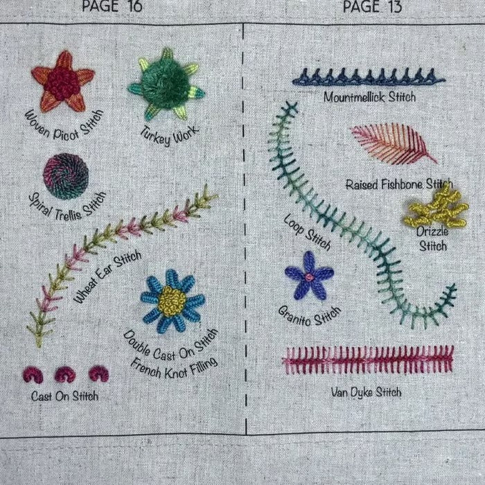 Linen DIY Embroidery Book