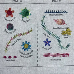 Linen DIY Embroidery Book