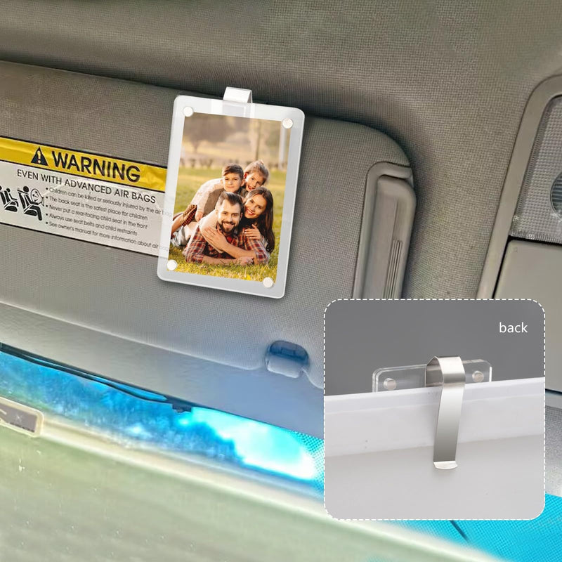 Automotive Magnetic Sun Louver Picture Frame