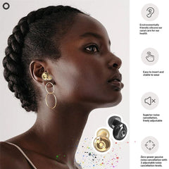 Adjustable Noise-Cancelling Silicone Earplugs