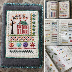 Linen DIY Embroidery Book