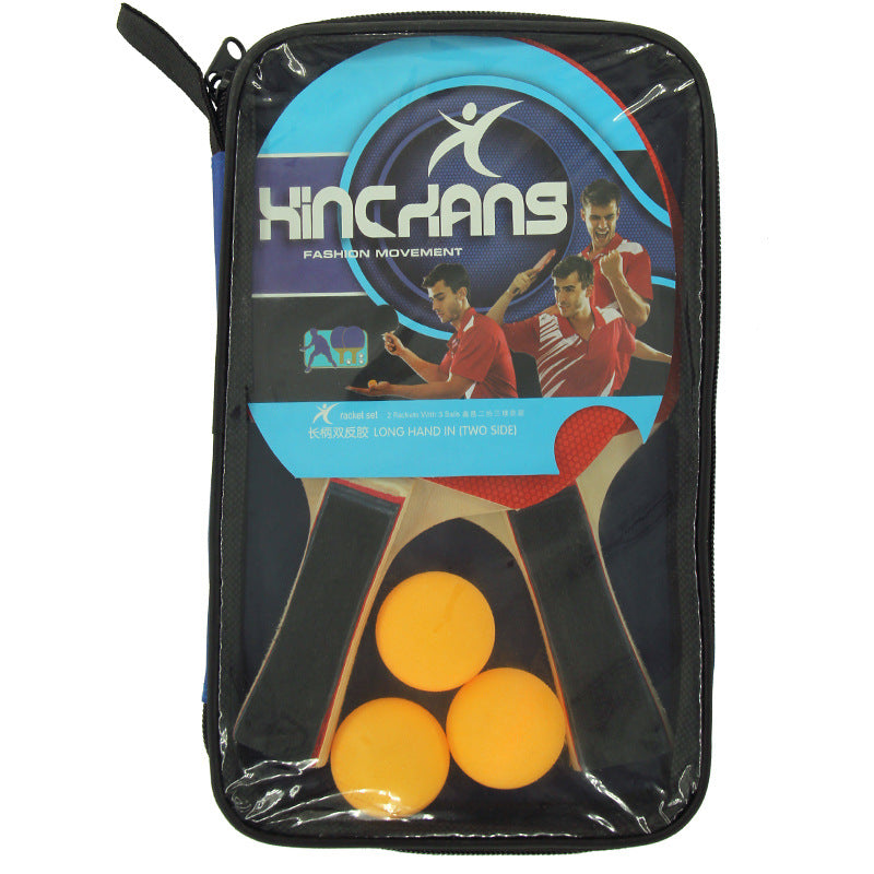 Table Tennis Racket Training Set with Two Paddles and Three Balls