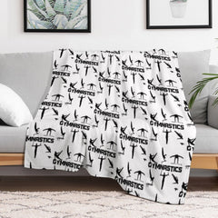 Gymnast, Gymnastics - Men's And Boys Gymnastics Throw Blanket