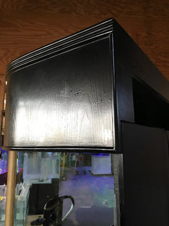 WARRANTY INCLUDED! 215 gallon GLASS bow front aquarium fish tank set