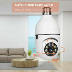 IR E27 Light Bulb Camera 1080P HD Wireless Wifi Security