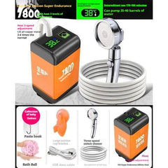 Outdoor Portable Electric Shower