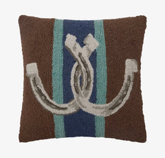 The Striped Double Horseshoe Hook Pillow