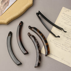 Vertical Leopard Banana Hair Clip