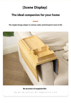 Magnetic Wooden Sofa Removable Tray
