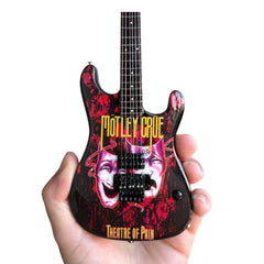The Complete Mötley Crüe Album Cover Miniature Guitar Set – All 4 Official Mini Guitar Designs