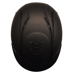 Deluxe Schooler Helmet - Black Silver Vents