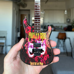 The Complete Mötley Crüe Album Cover Miniature Guitar Set – All 4 Official Mini Guitar Designs