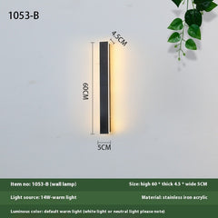 Minimalist Outdoor Waterproof LED Wall Lamp