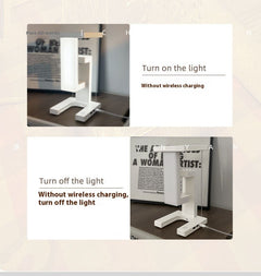 Table Lamp with Wireless Charging