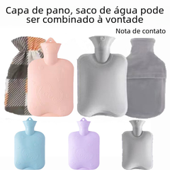 Plush Hot Water Bag with Waist Support for Comfort