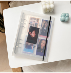 A5 Frosted Heart Loose Leaf Album for Photos