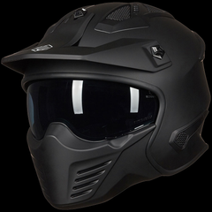 ILM Open Face Motorcycle 3/4 Half Helmet Model 726X