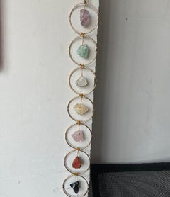 Raw Crystal 7 Gemstone Wall Decor - Manufacturer Stock