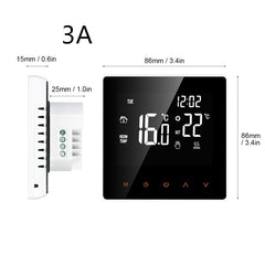 LCD Touch Screen Intelligent Thermostat